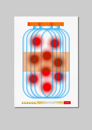 Vermelho de Quinaldina - Print em Acetato A3
