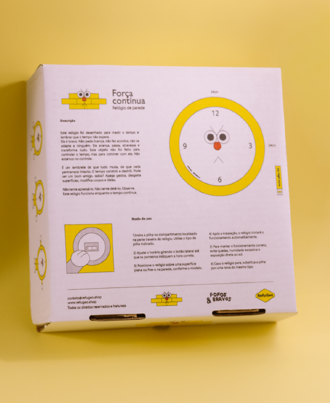 Força contínua ( Relógio de parede) - Imagem 4